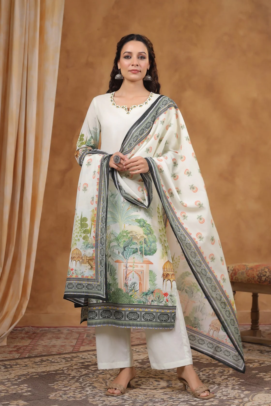 SAKSHI DOVE COTTON SUIT SET - Image 3