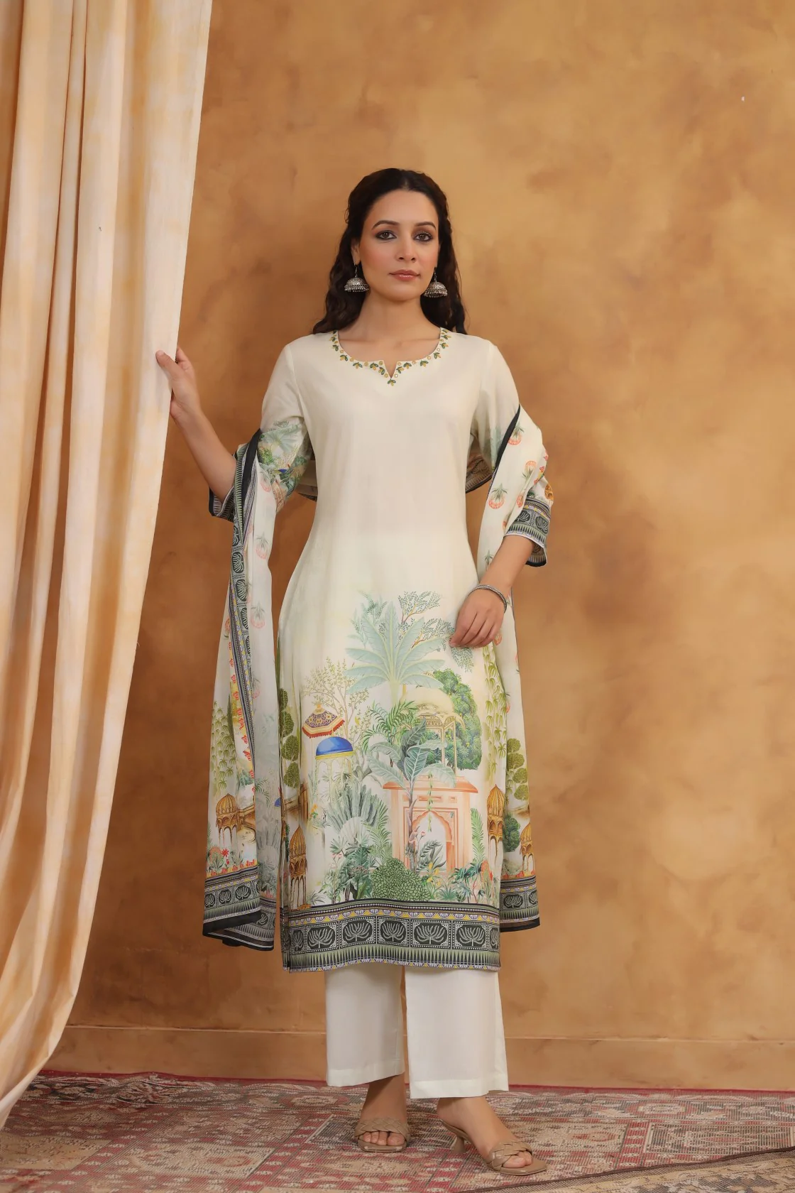 SAKSHI DOVE COTTON SUIT SET - Image 5