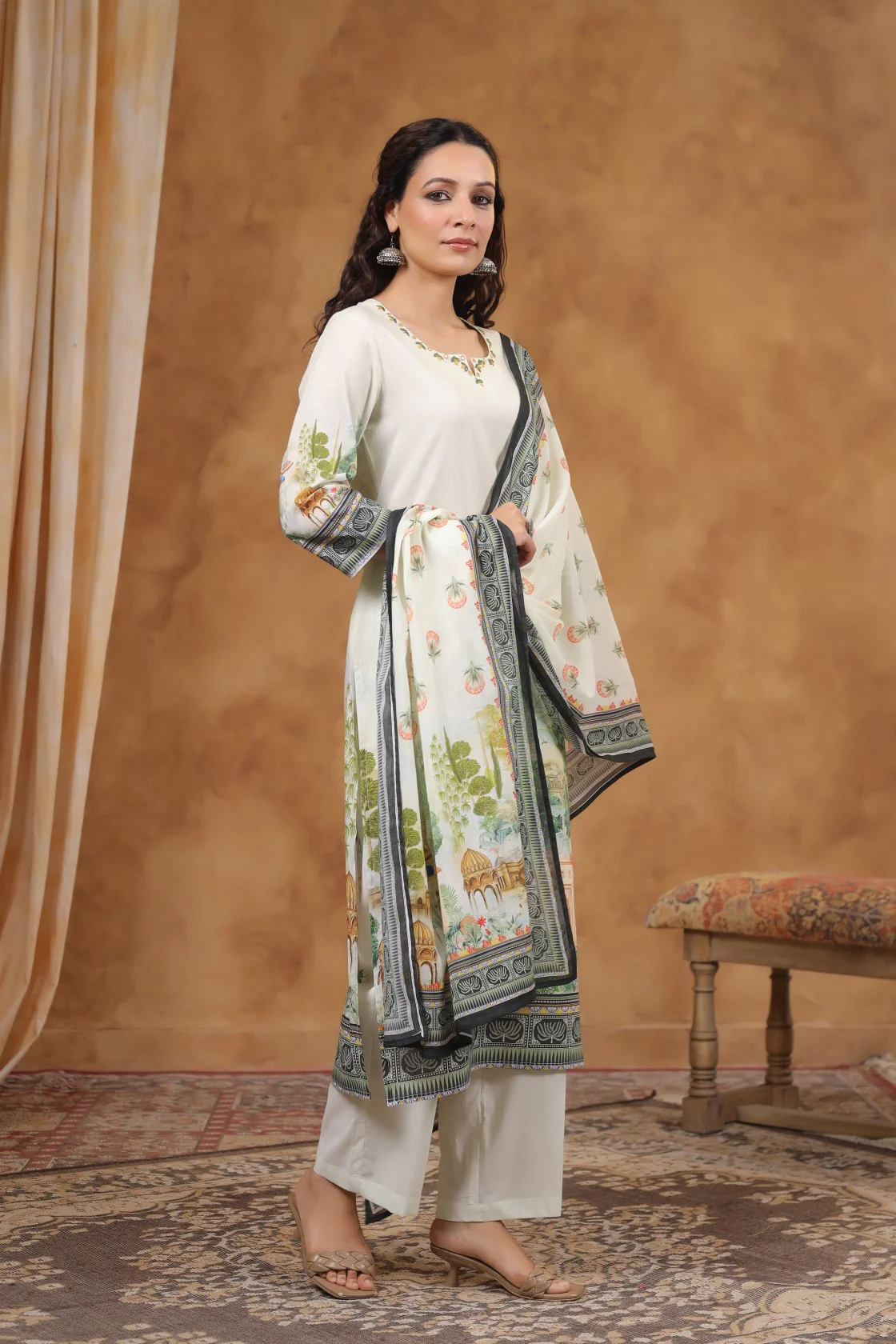 SAKSHI DOVE COTTON SUIT SET - Image 9