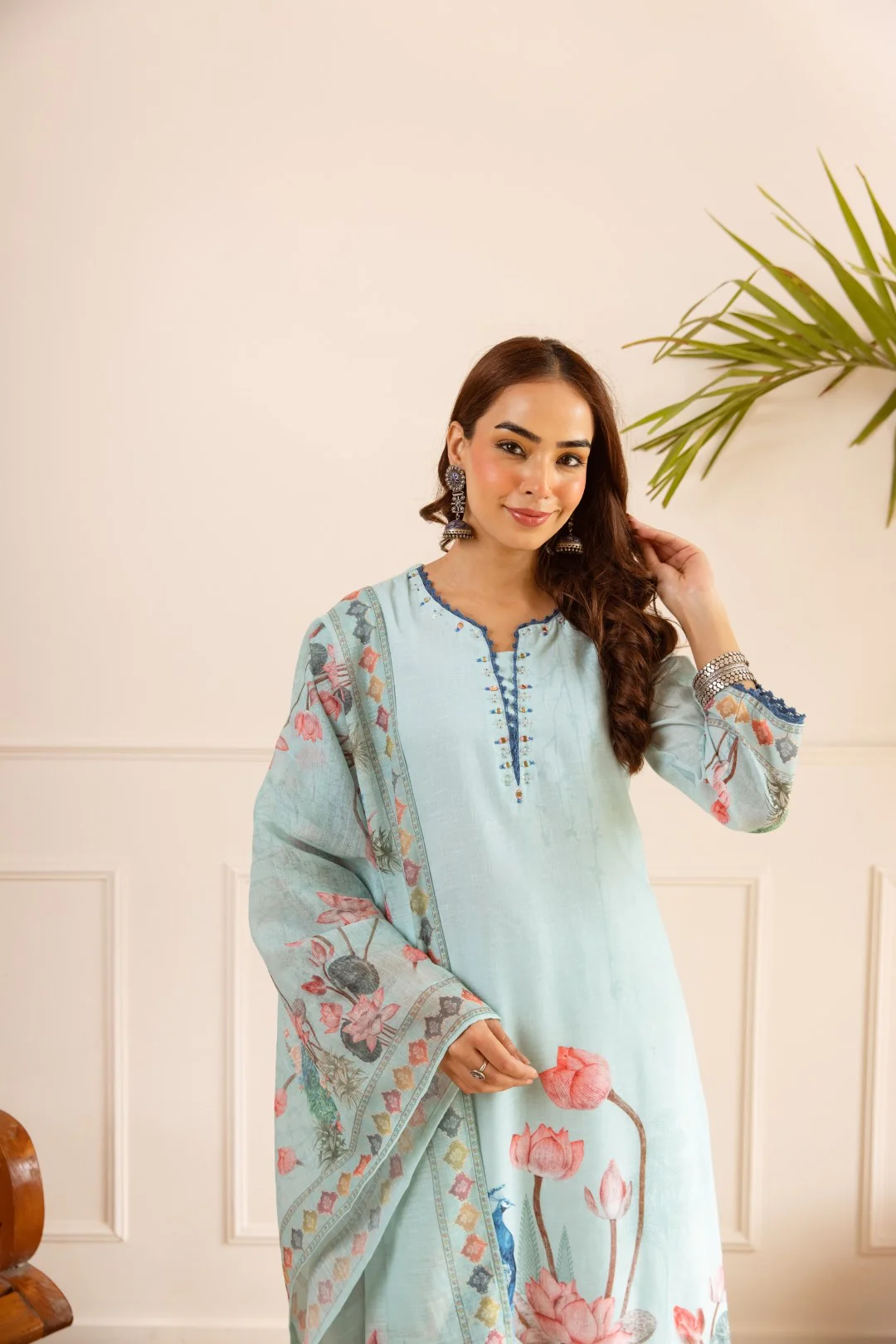 Karen vivid cotton suit set - Image 10