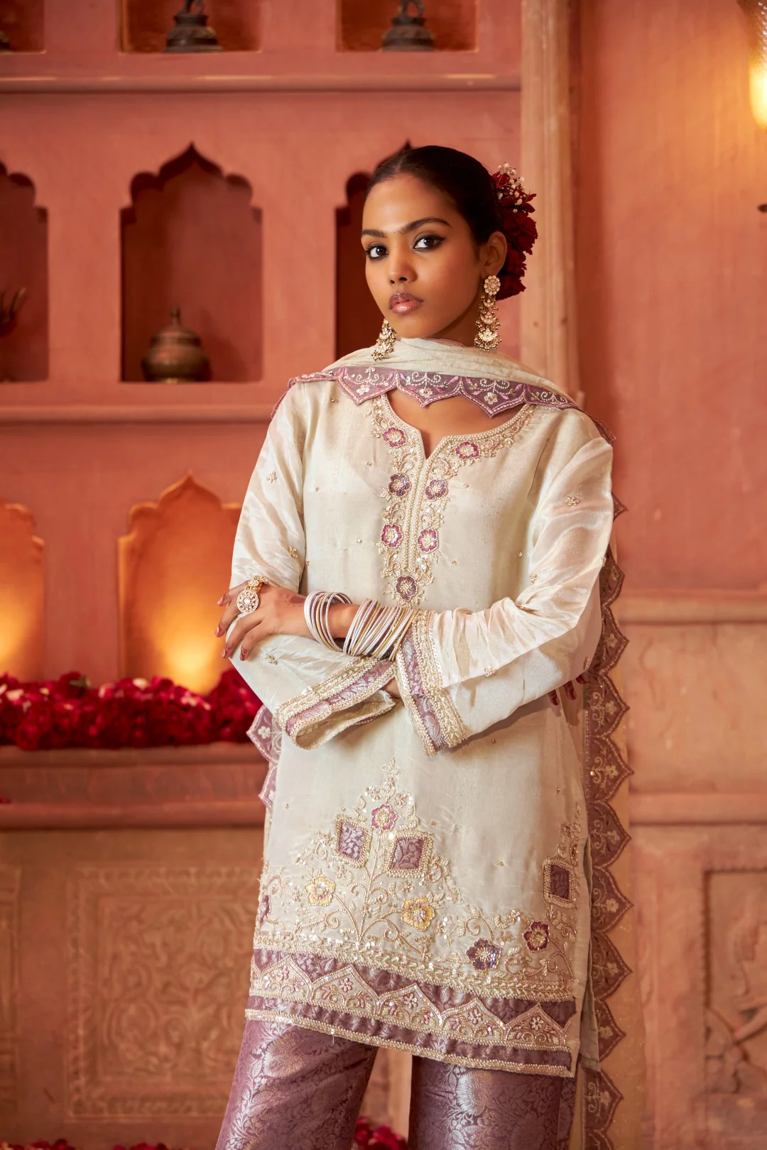 Mihika Merino full work suit set - Image 3