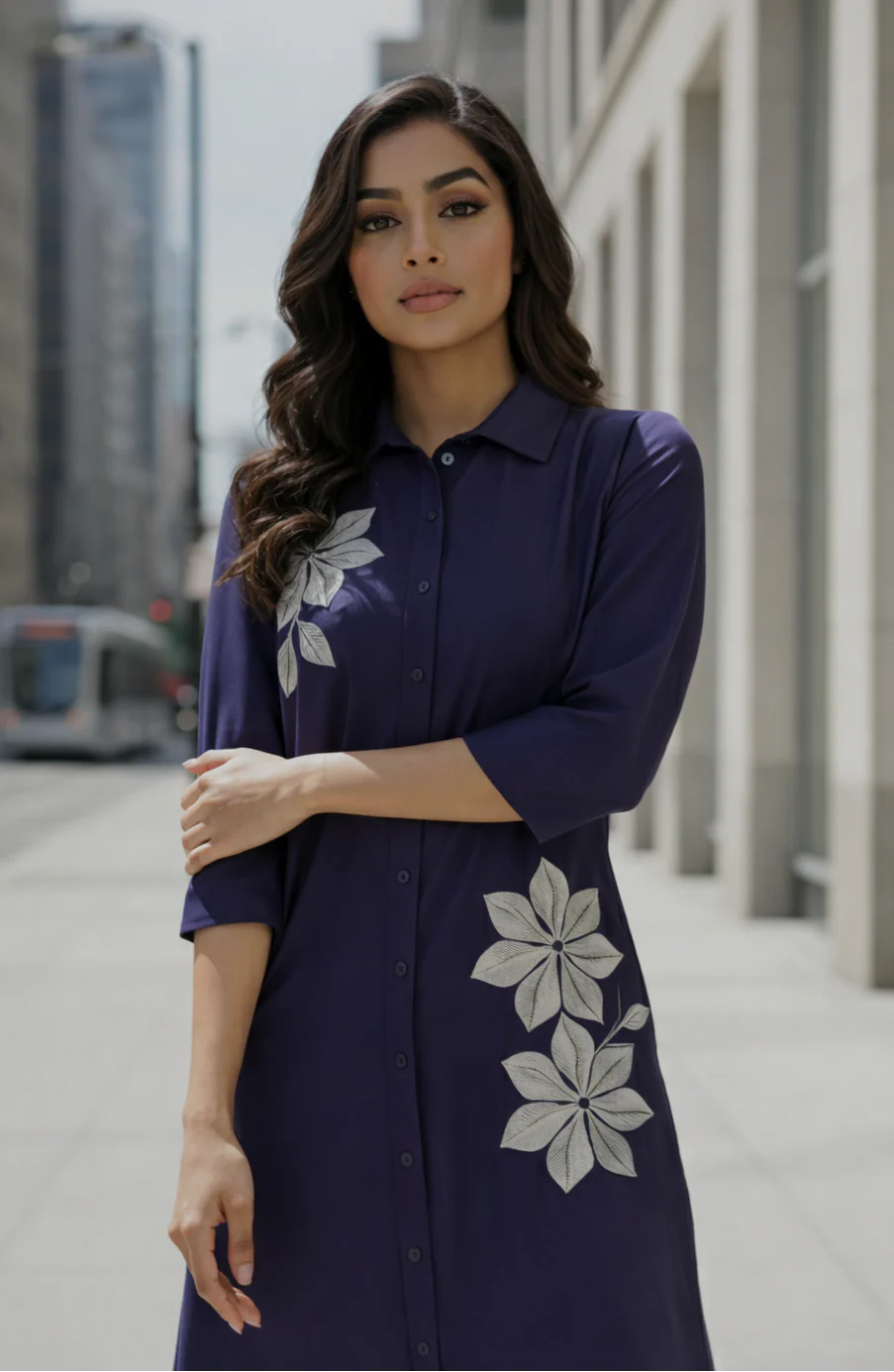 Ivanka nile embroidery dress - Image 2