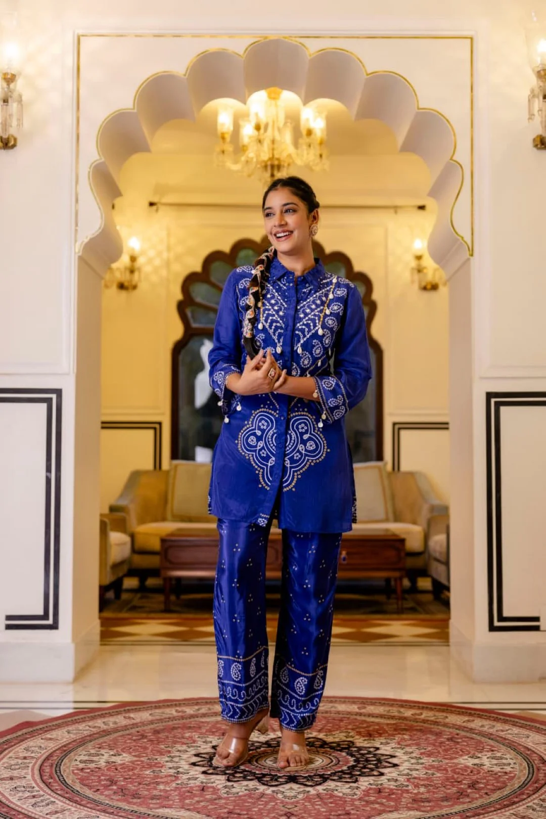 Samiha Hibis Premium Co-ord Set - Image 4