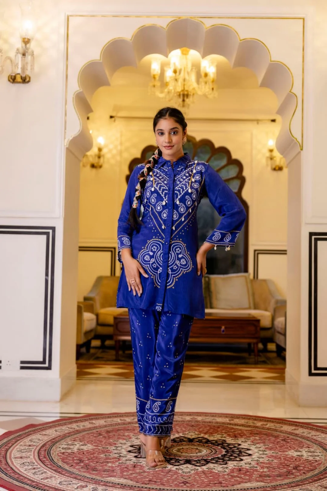 Samiha Hibis Premium Co-ord Set - Image 5