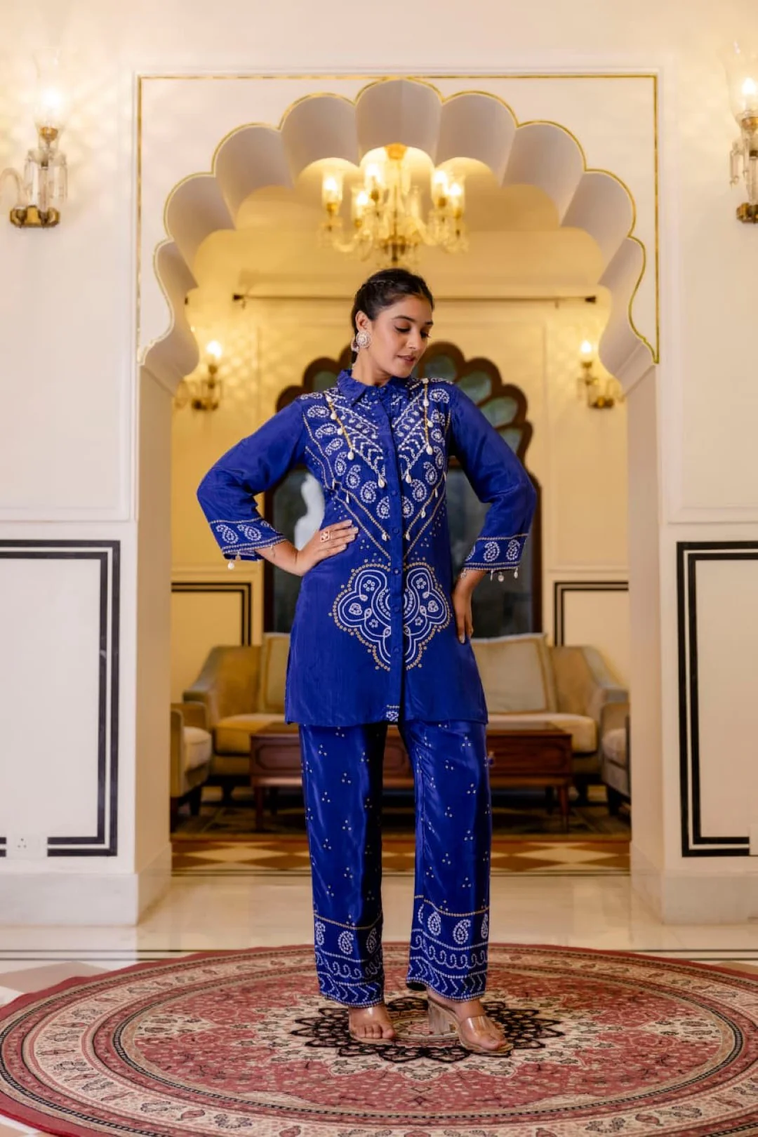 Samiha Hibis Premium Co-ord Set - Image 6