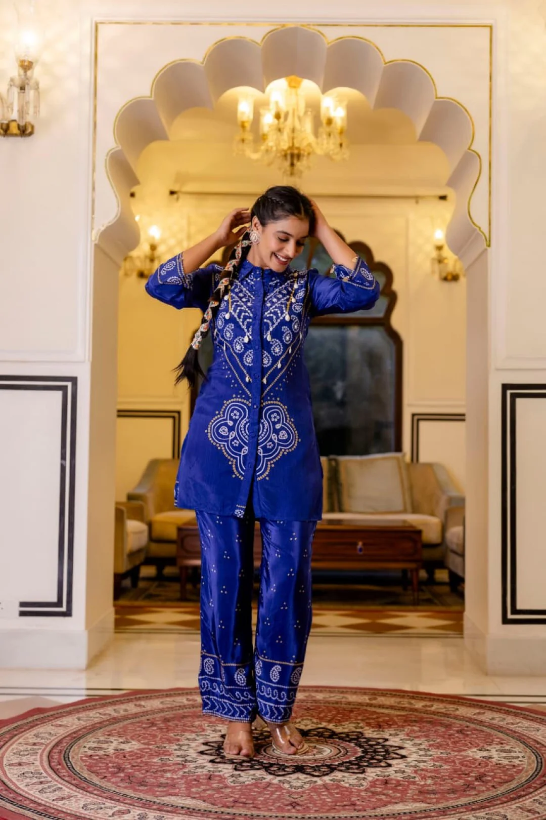 Samiha Hibis Premium Co-ord Set - Image 8