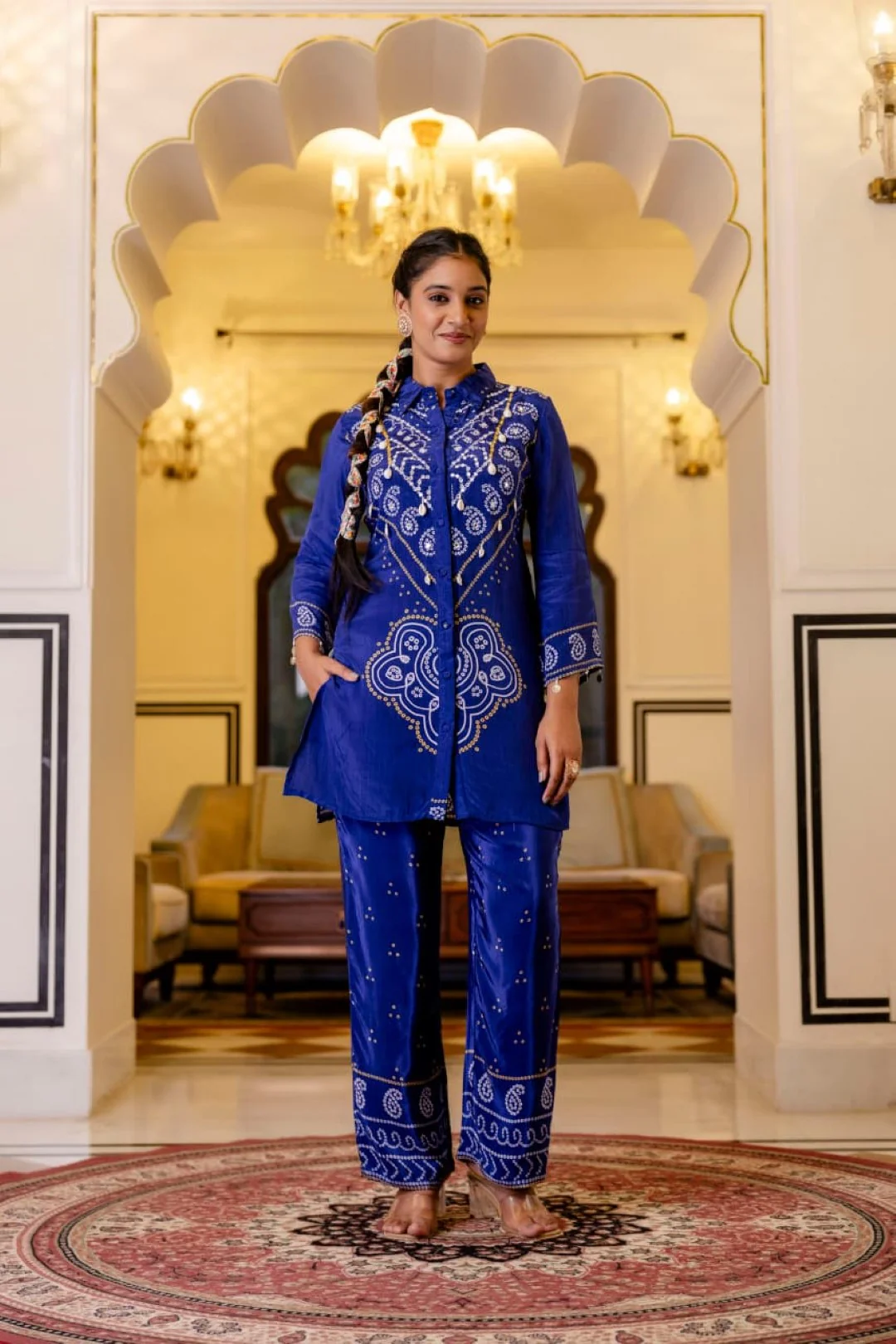 Samiha Hibis Premium Co-ord Set - Image 9