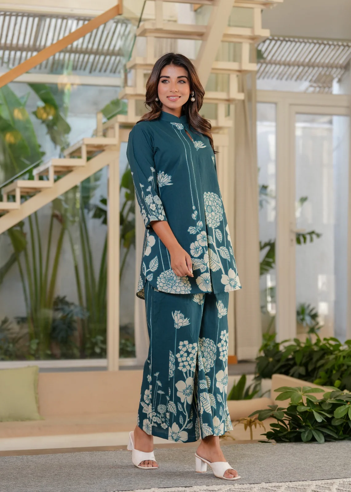 Jayti Hibis Muslin Printed Co-ord Set - Image 6