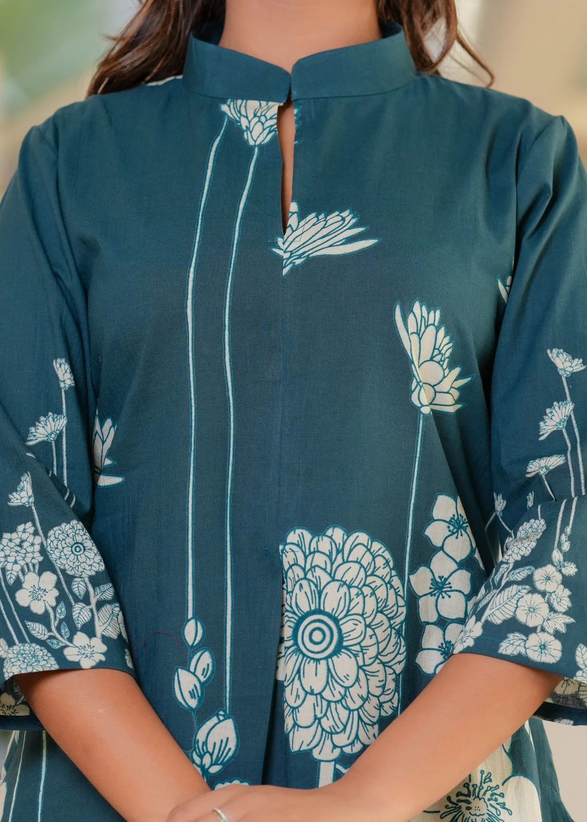 Jayti Hibis Muslin Printed Co-ord Set - Image 7