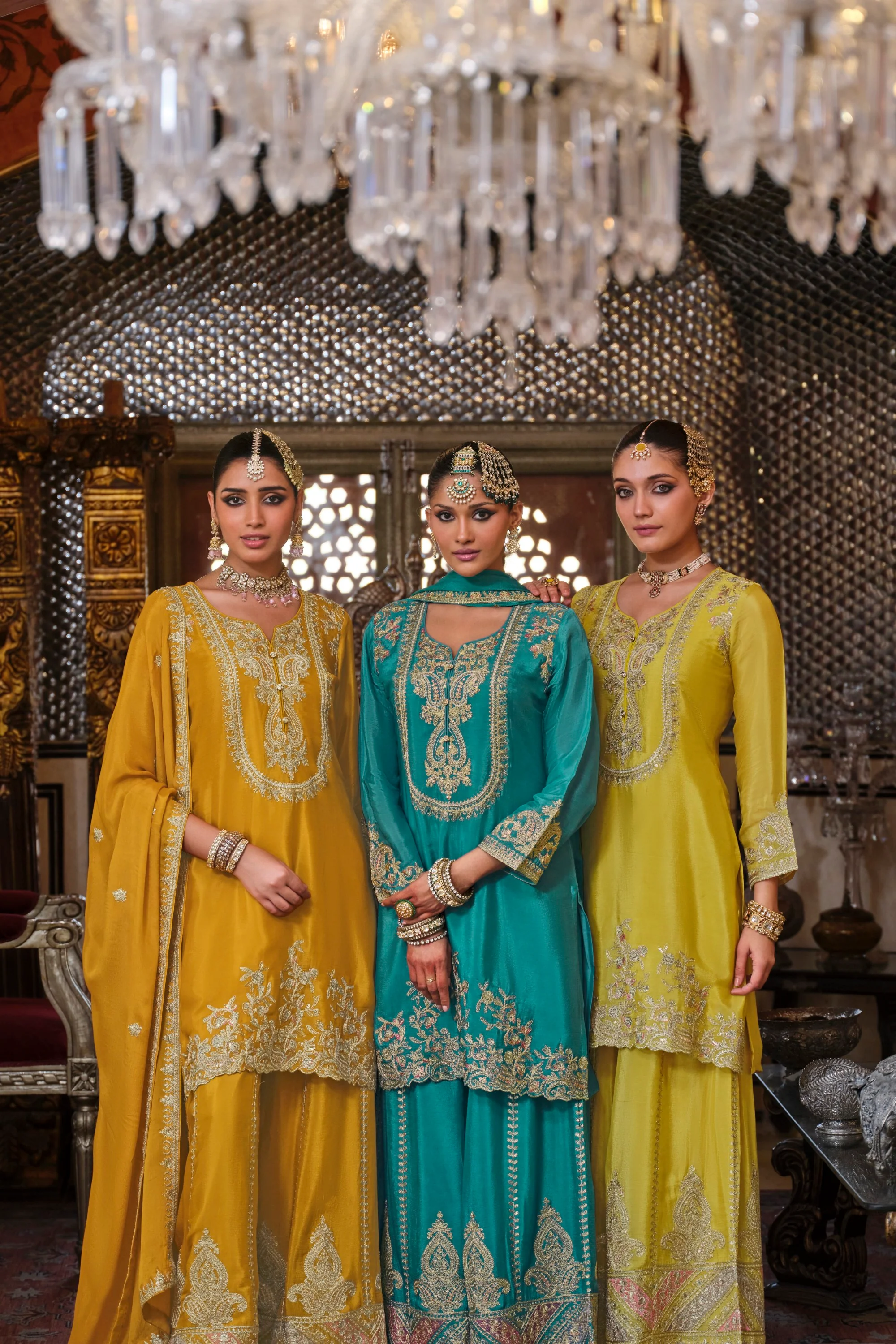 Gunja Amber Full Work Heavy Gharara Set - Image 8