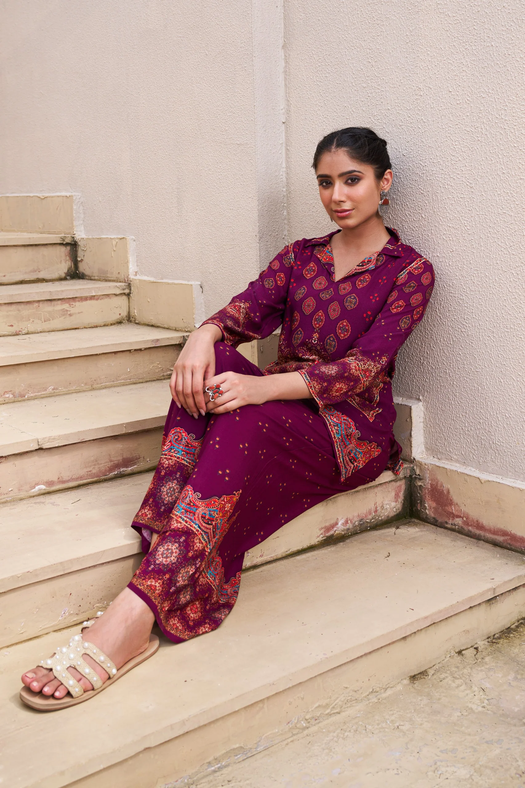 Kabool Jam printed co-ord set - Image 6