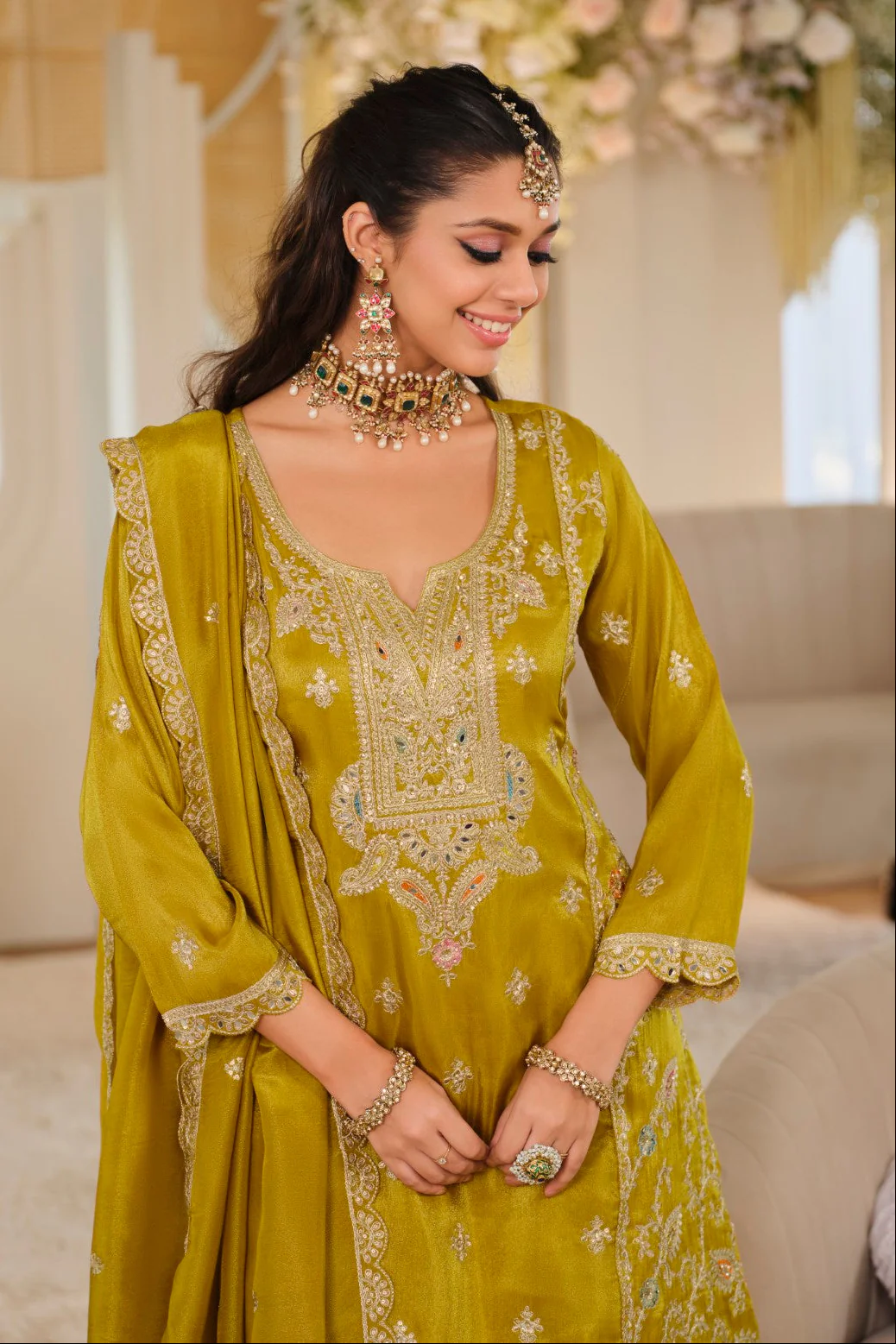 Areesa Amber Full Work Suit Set - Image 2