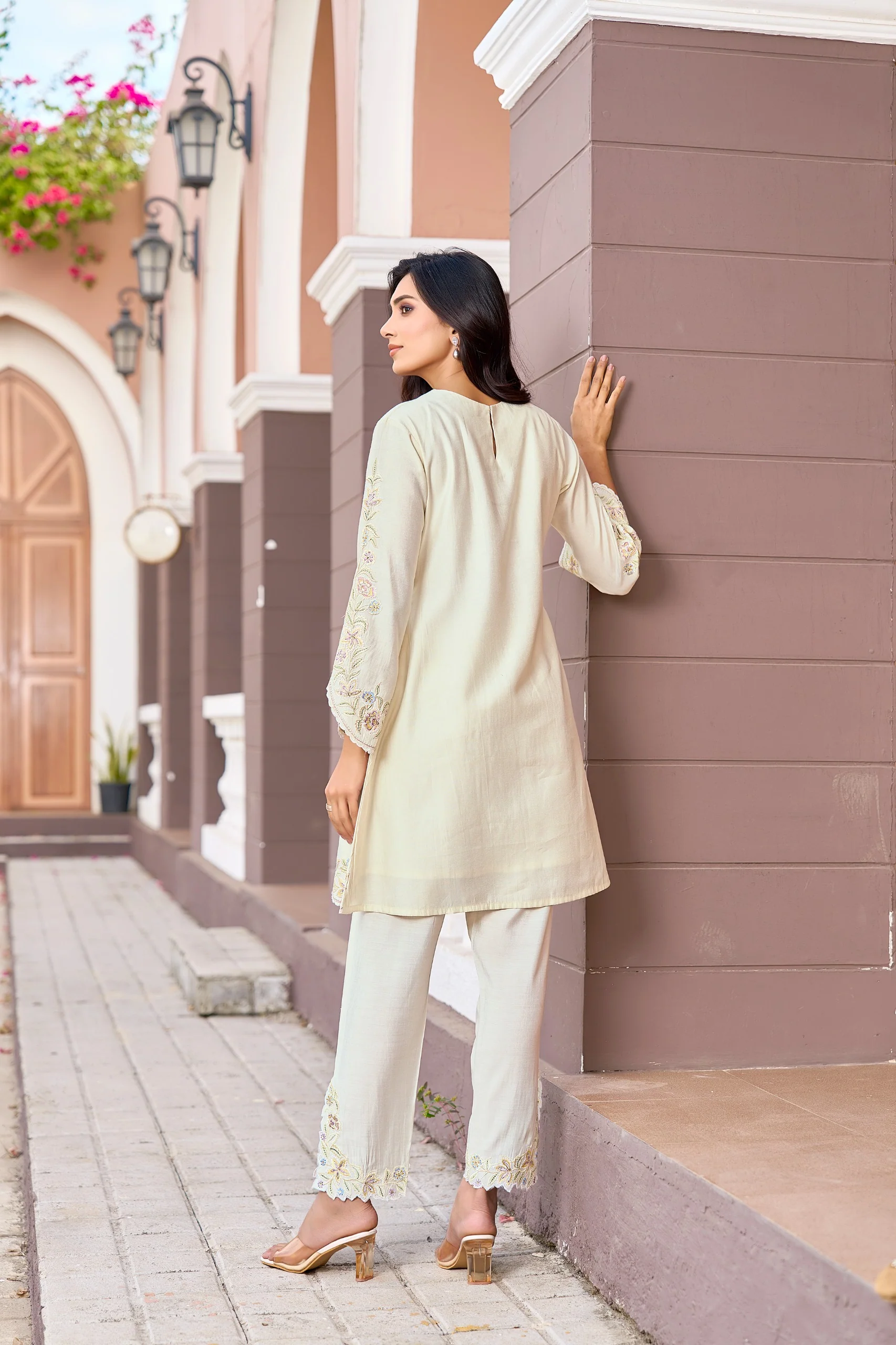 Ayat Angel Full Embroidery Lawn Co-ord Set - Image 4