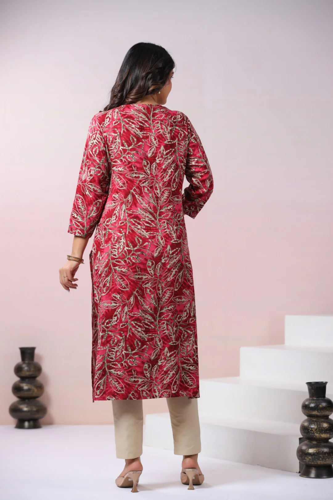 Varisha Dusky Printed Kurti - Image 3