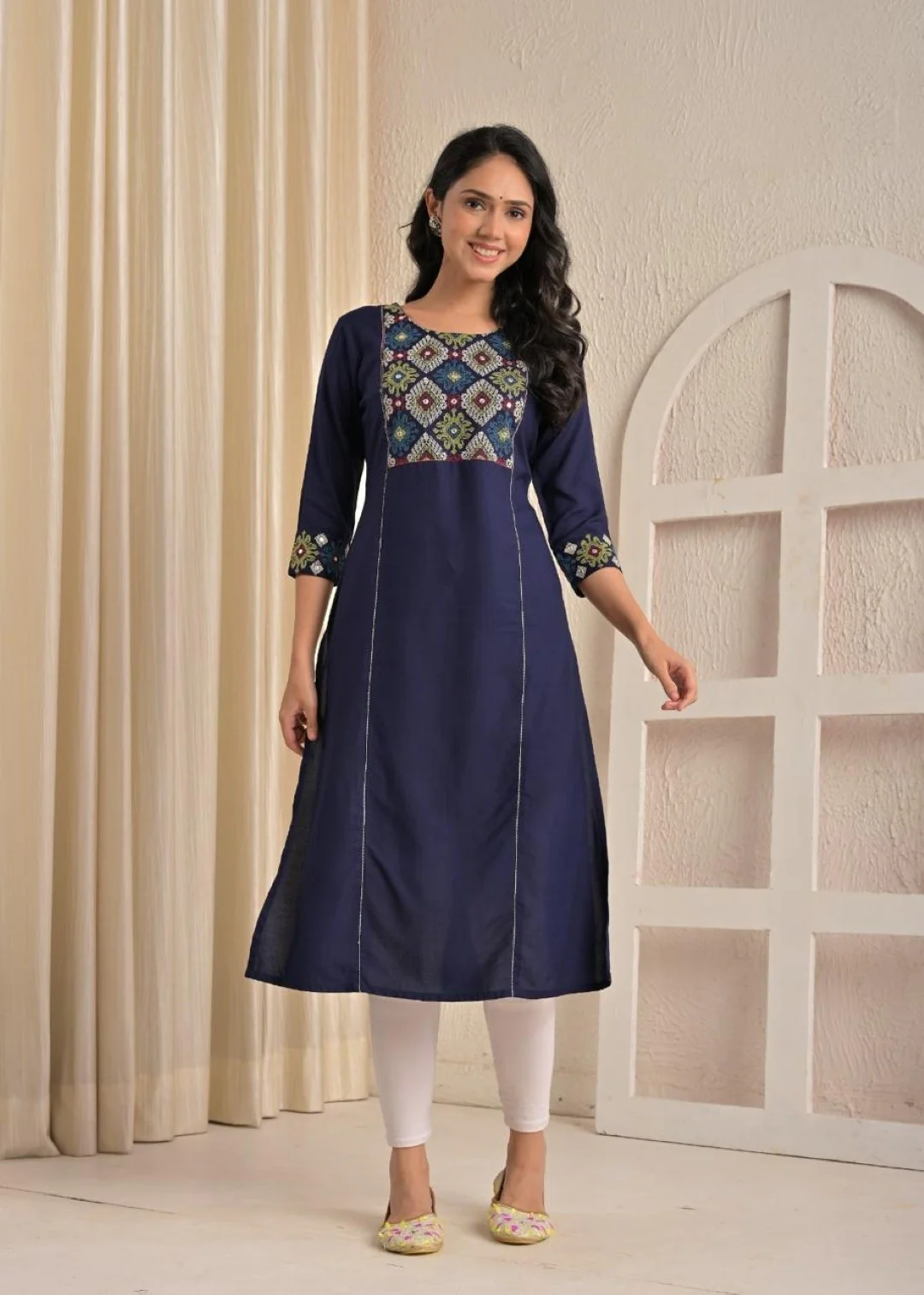Chandri Twilight Embroidered Kurti - Image 5