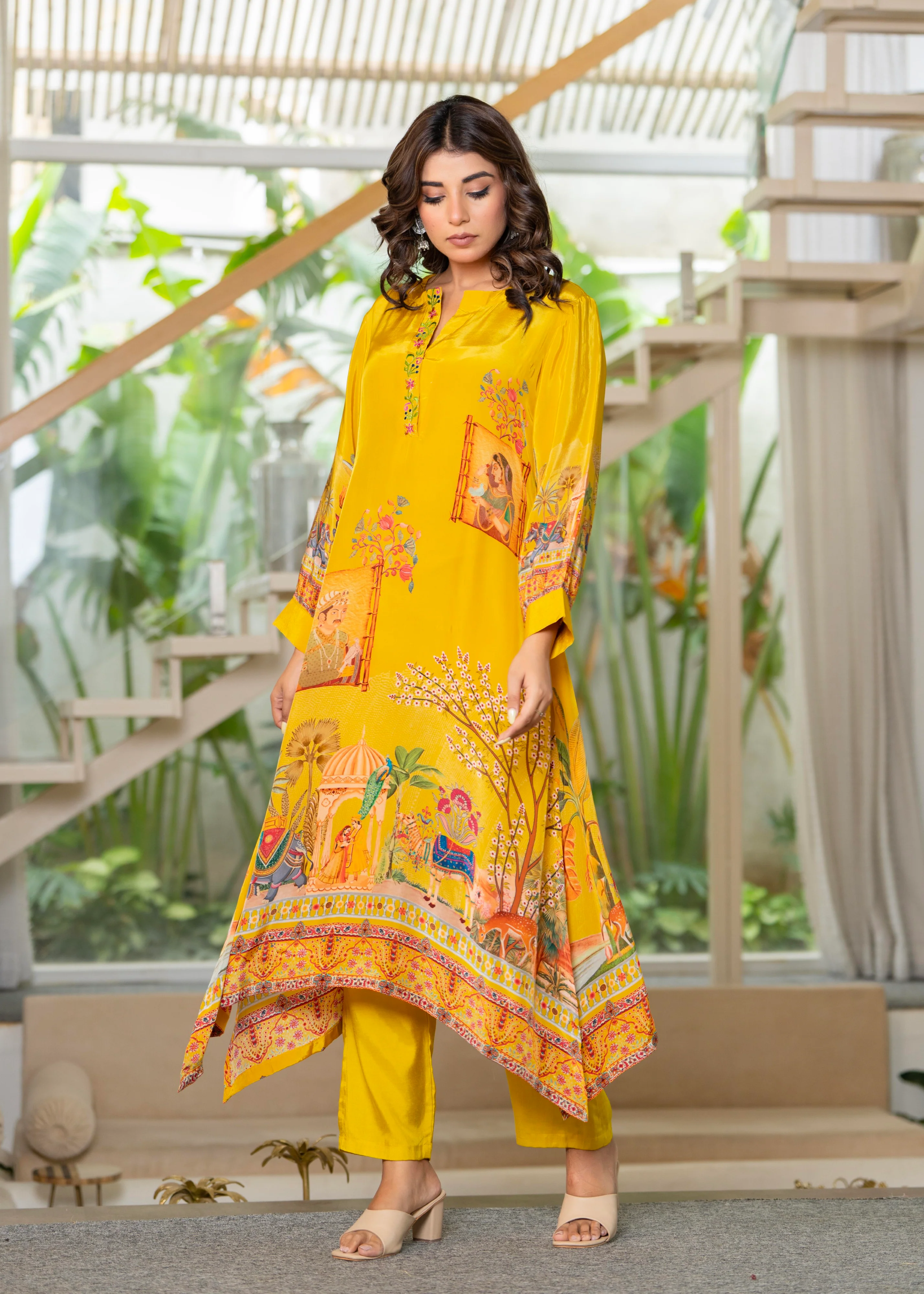 Maurya Goldy kurta pant set - Image 4