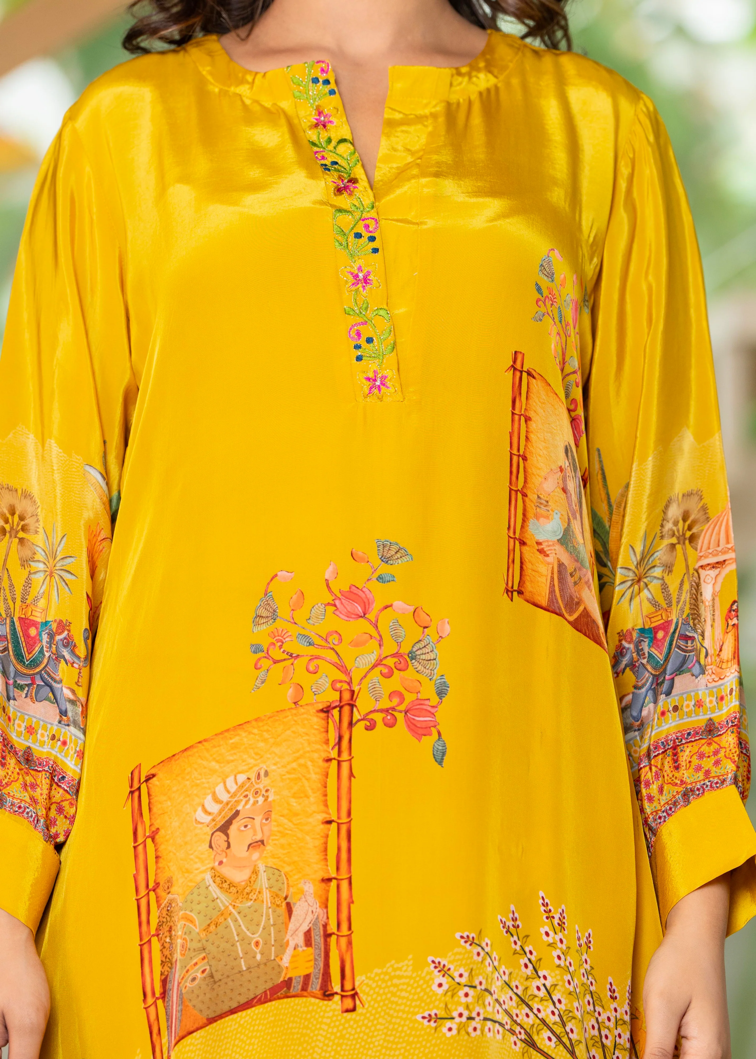 Maurya Goldy kurta pant set - Image 5