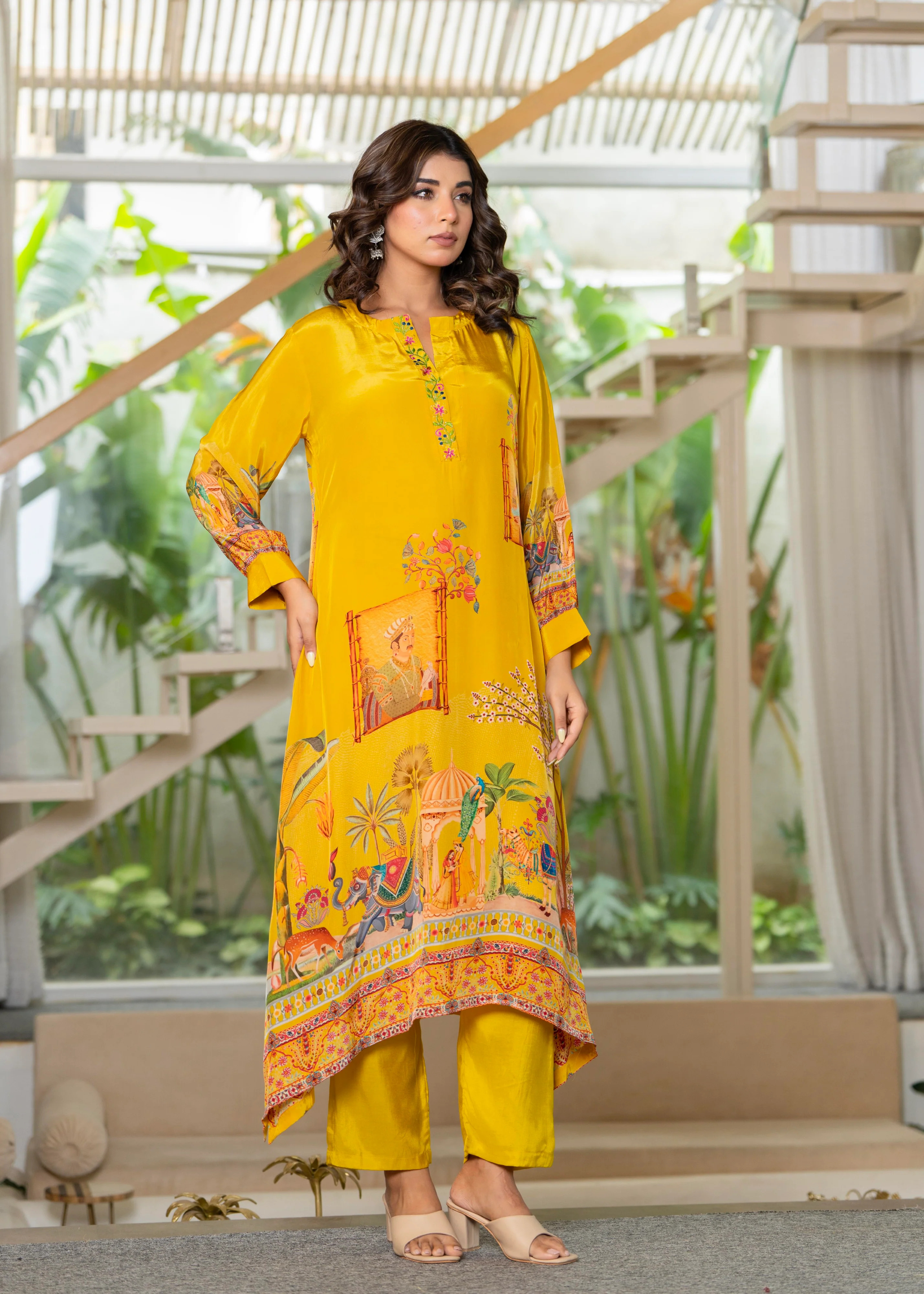 Maurya Goldy kurta pant set - Image 6
