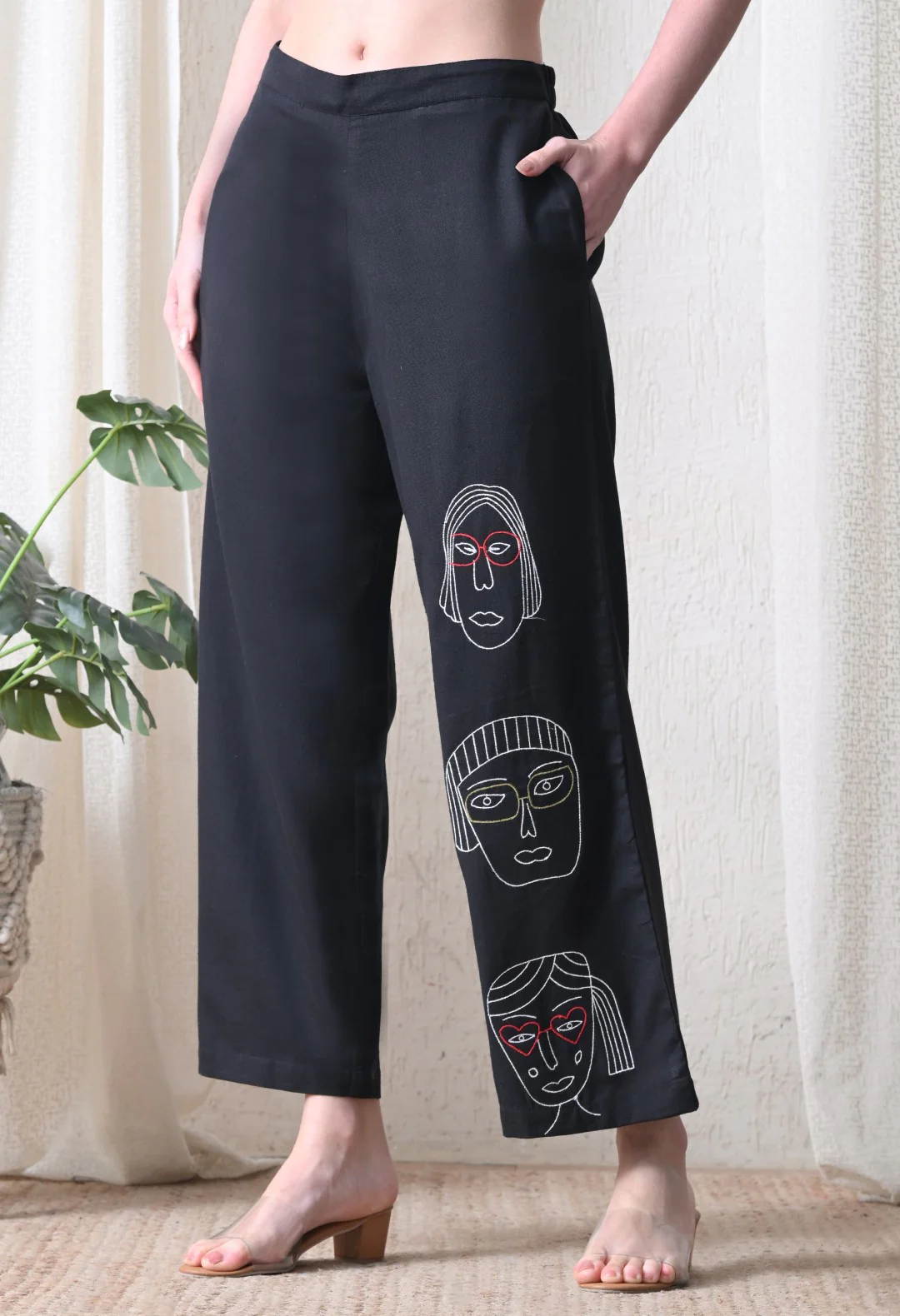 Midushi jade embroidery Cotton co-ord set - Image 8