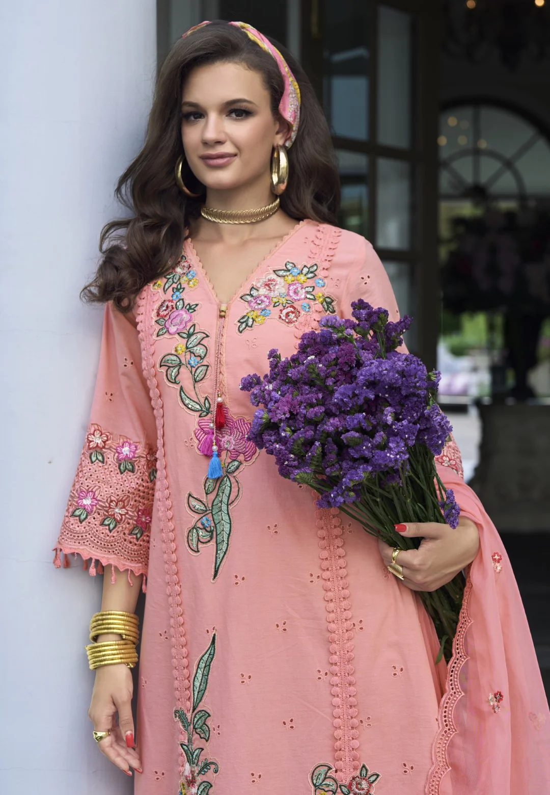 Nayla Rose Embroidery Premium Lawn Suit Set - Image 2