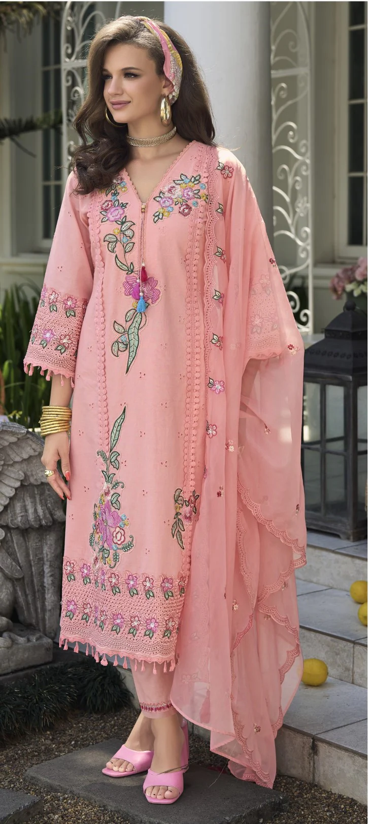 Nayla Rose Embroidery Premium Lawn Suit Set - Image 3