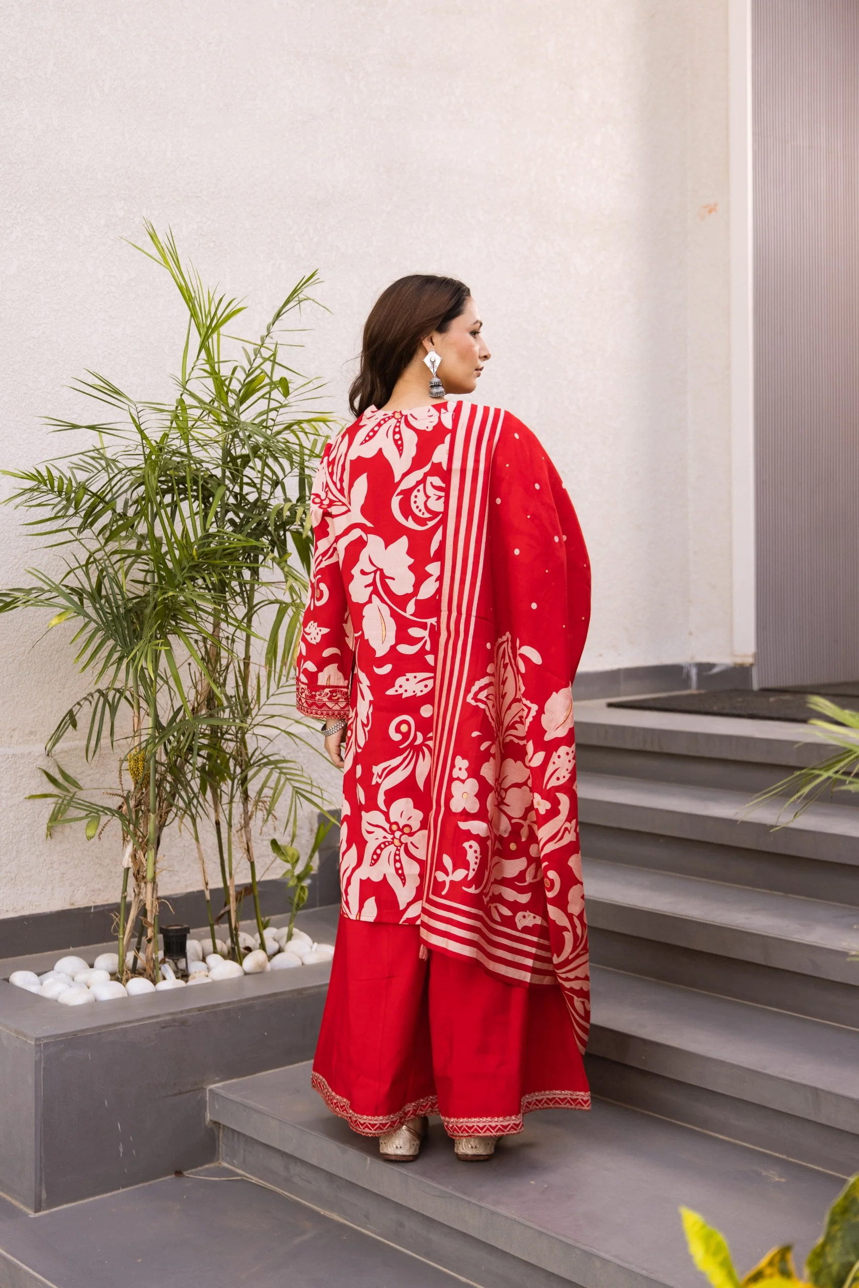 Kabool madder work suit set - Image 5