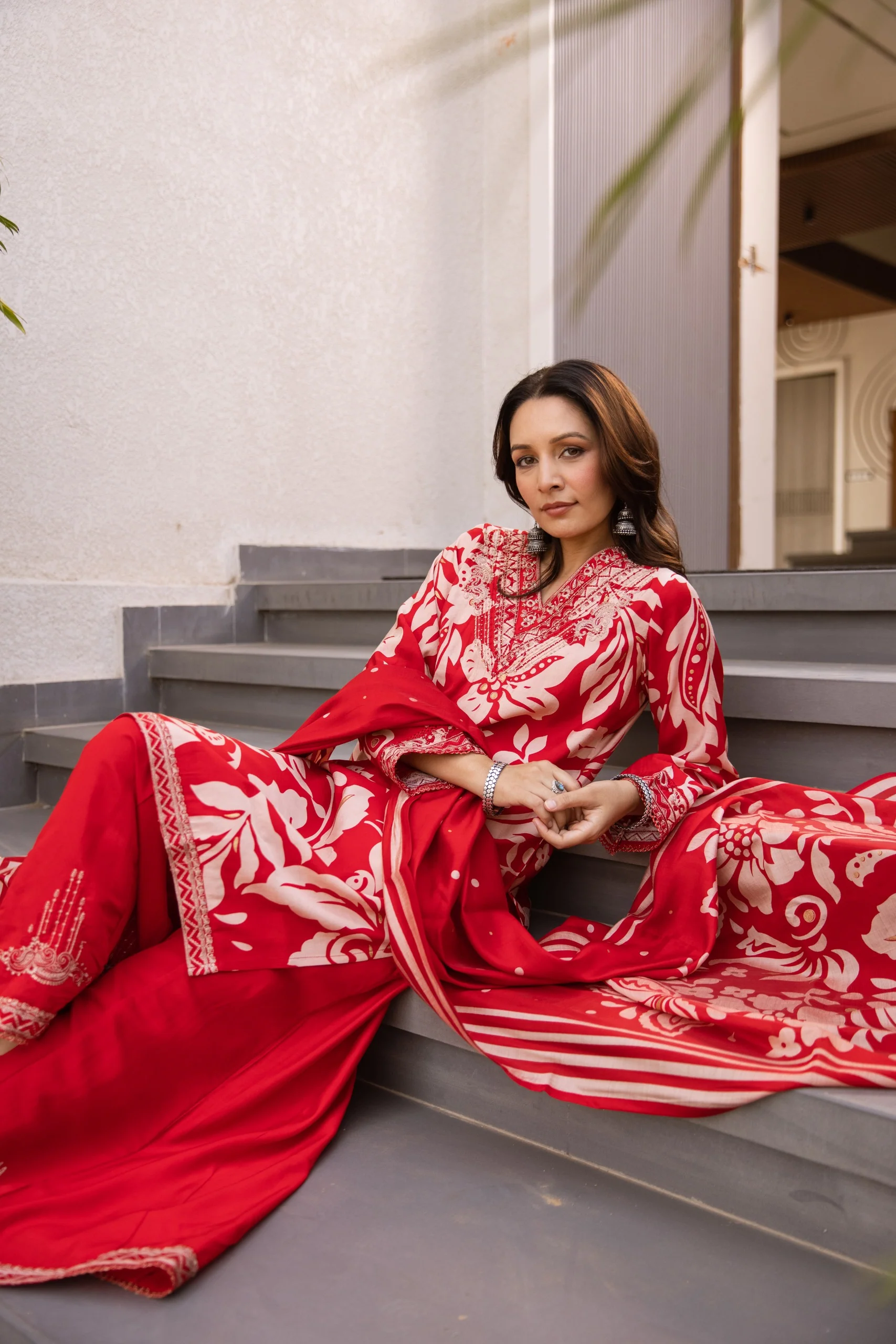 Kabool madder work suit set - Image 7