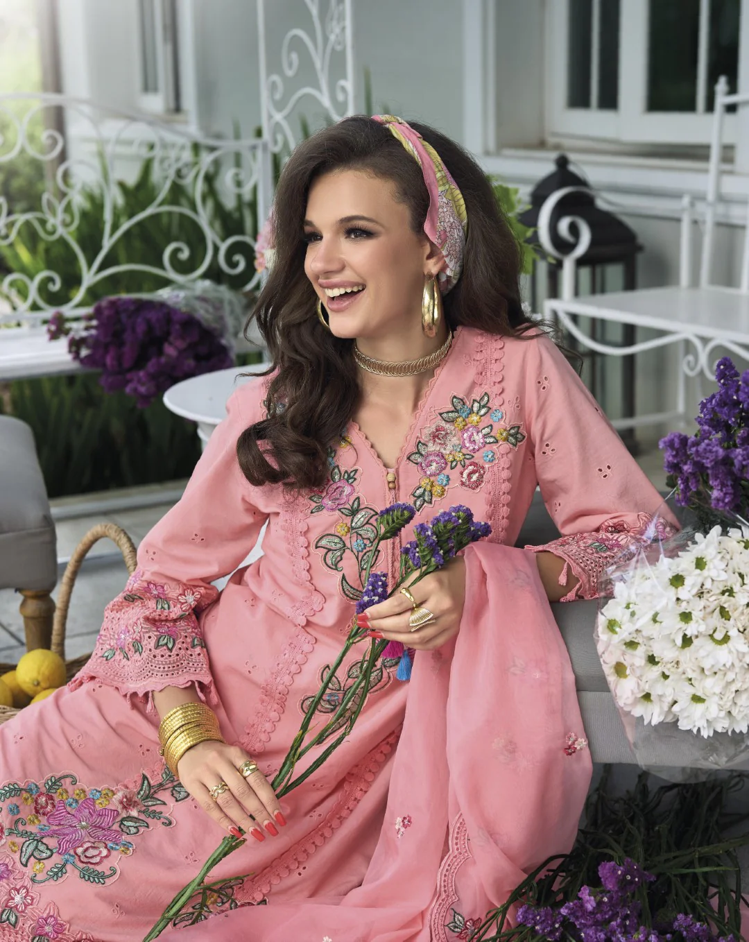 Nayla Rose Embroidery Premium Lawn Suit Set - Image 4