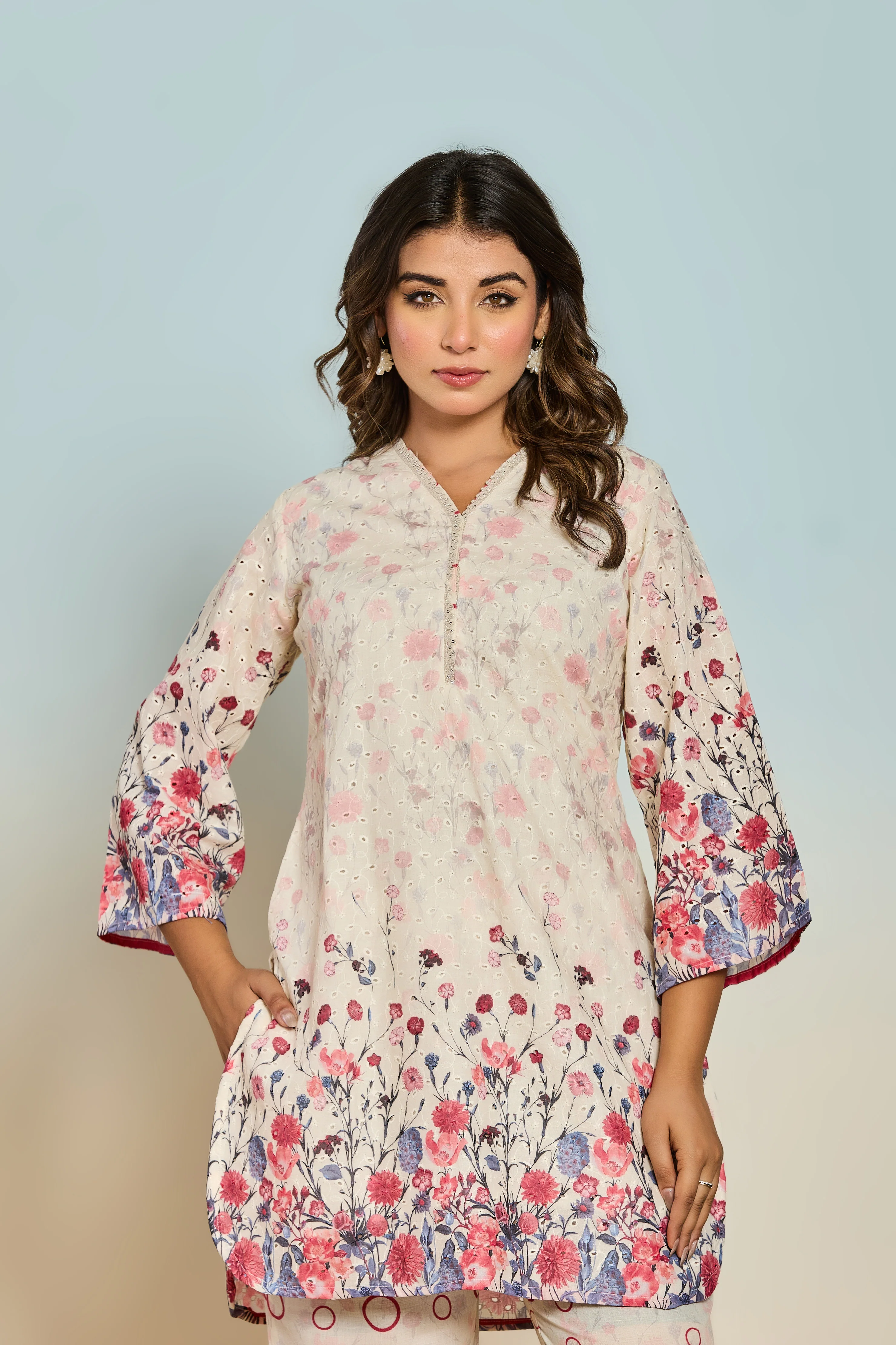 RAAGVI FLORA COTTON CO-ORD SET - Image 2
