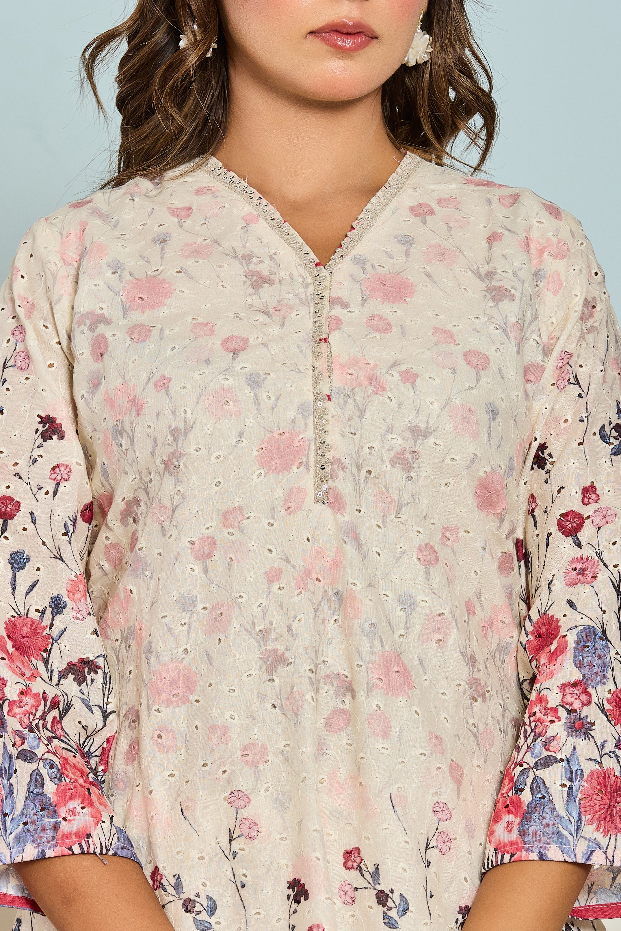 RAAGVI FLORA COTTON CO-ORD SET - Image 5