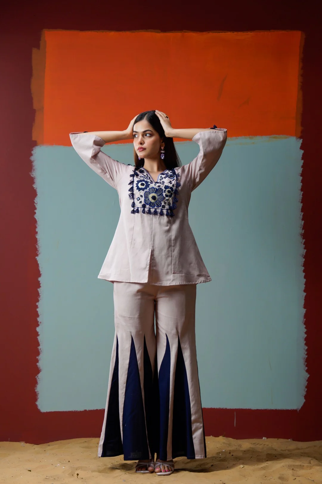 Tatva Indi Cotton Co-ord Set - Image 6