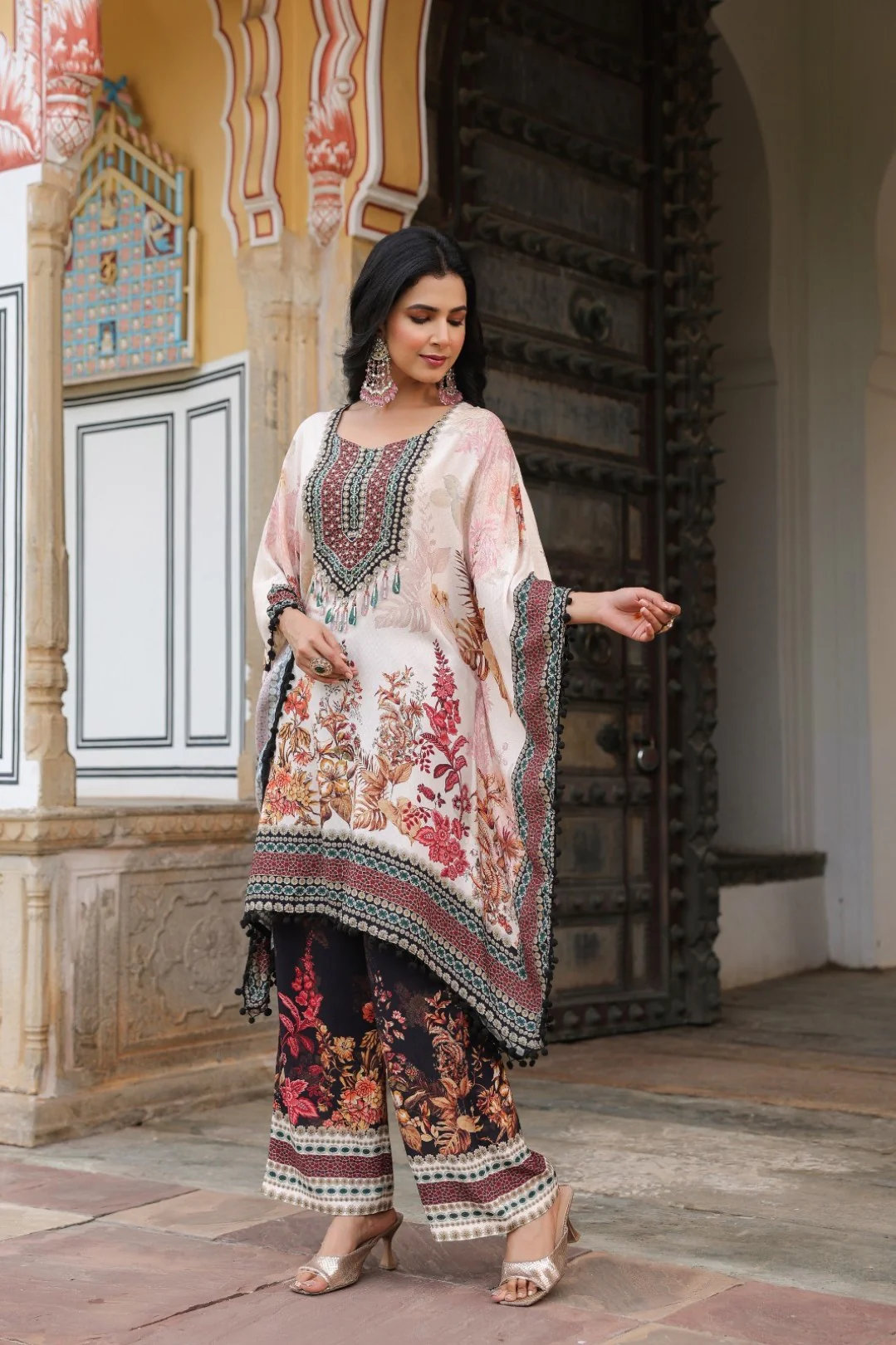 Mahua Monarch Kaftan Pant Set - Image 10