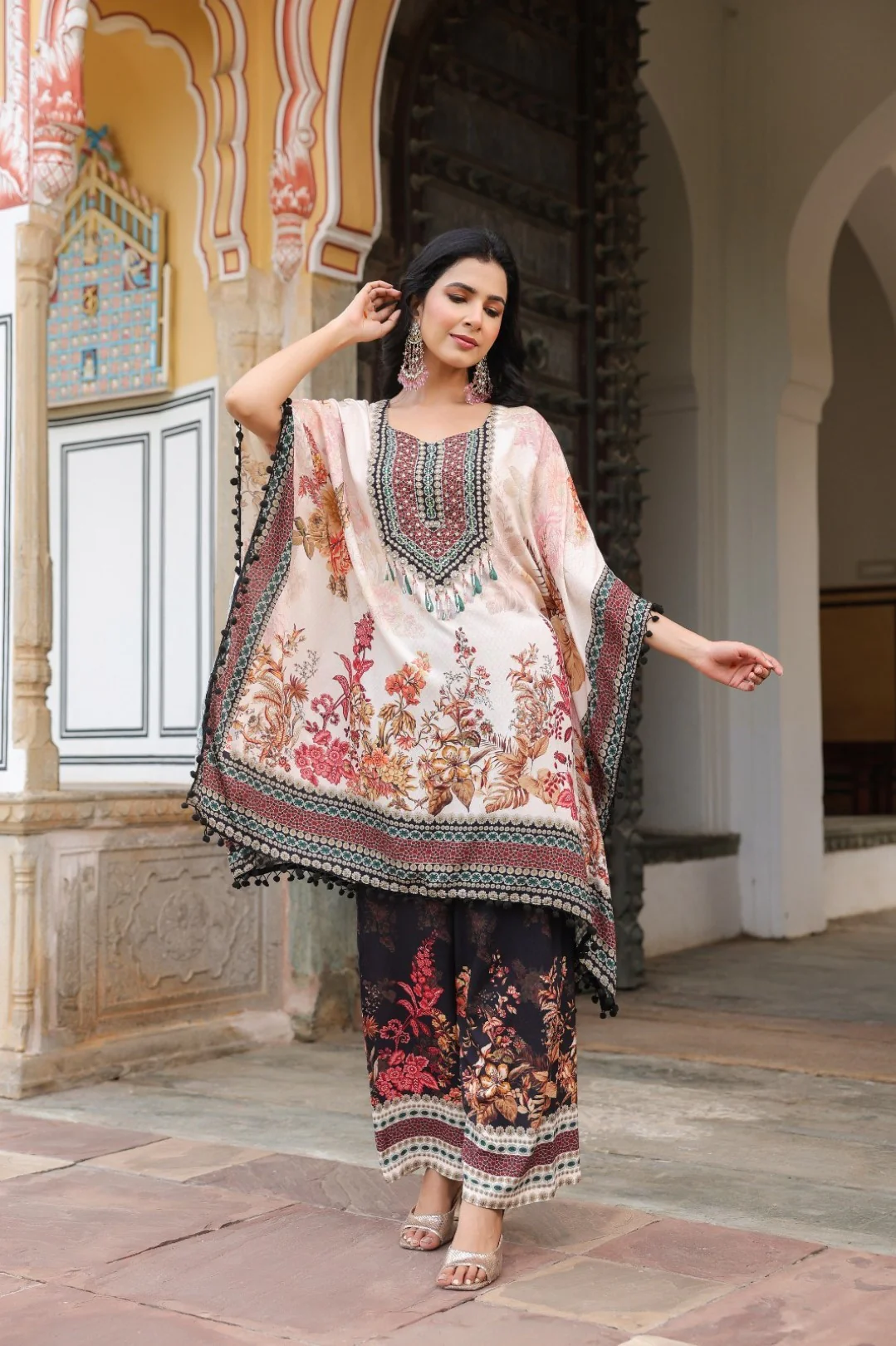 Mahua Monarch Kaftan Pant Set - Image 12