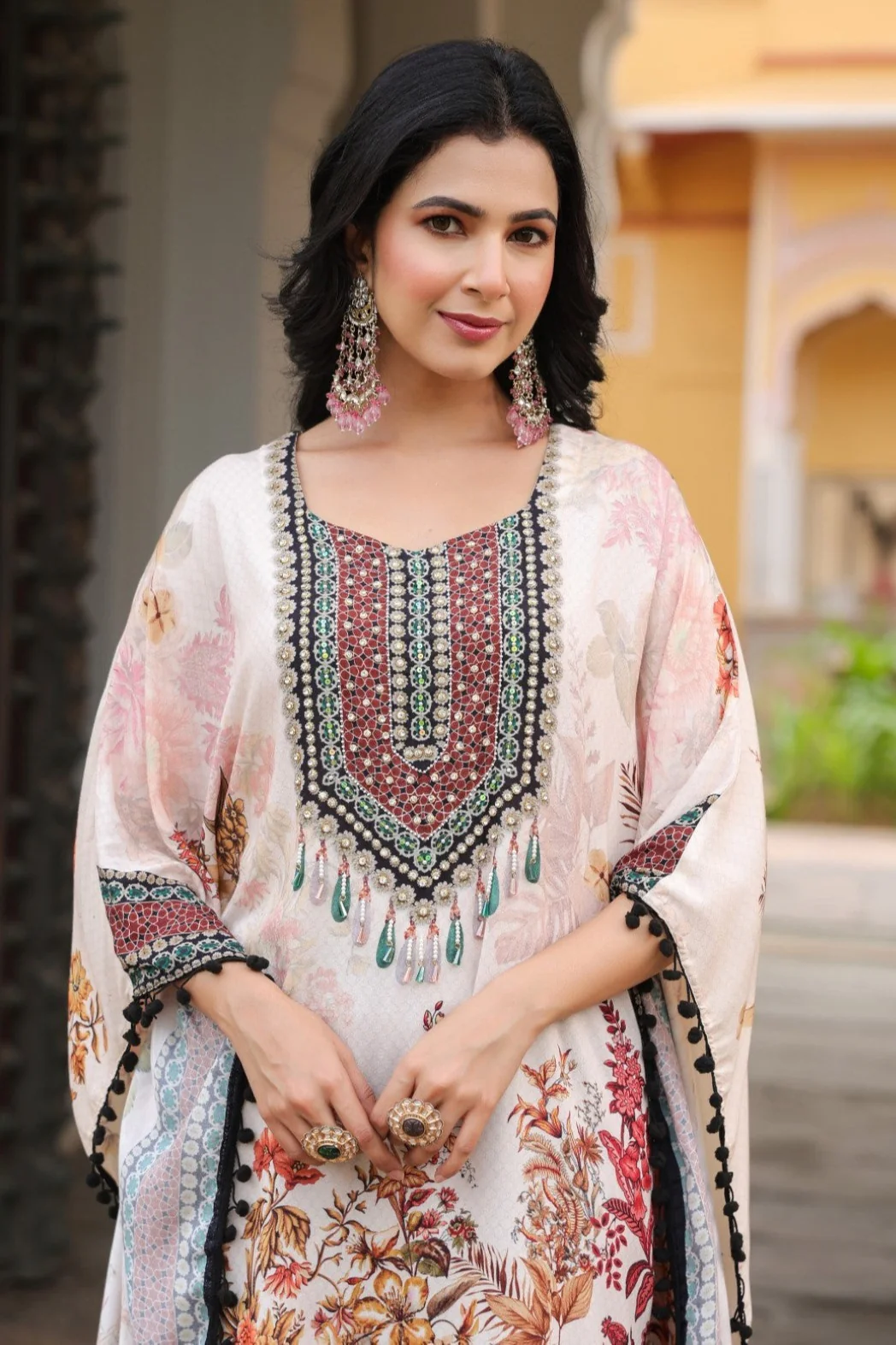 Mahua Monarch Kaftan Pant Set - Image 2
