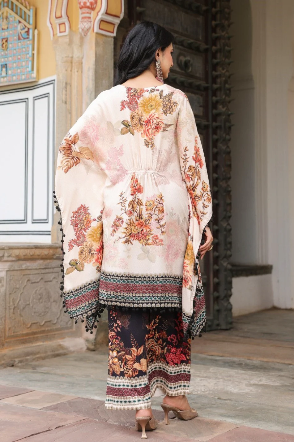 Mahua Monarch Kaftan Pant Set - Image 3