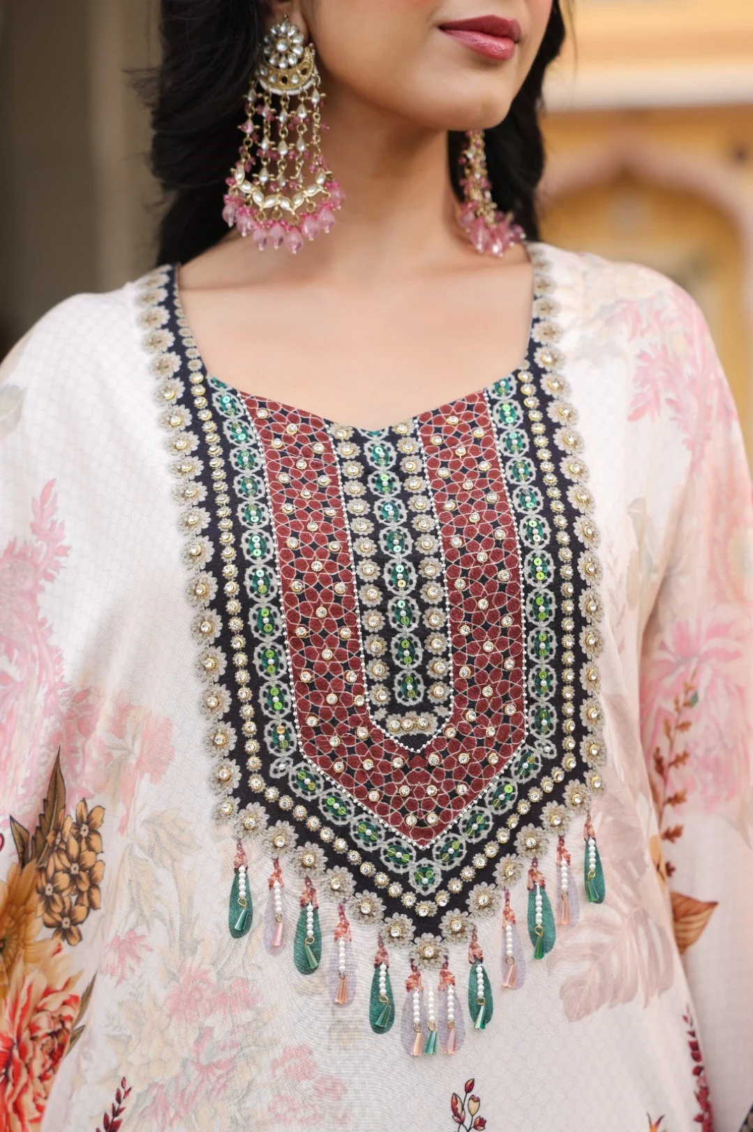 Mahua Monarch Kaftan Pant Set - Image 5