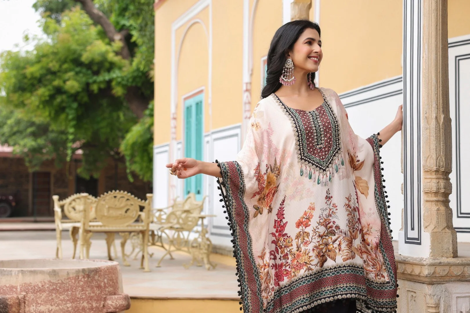 Mahua Monarch Kaftan Pant Set - Image 7