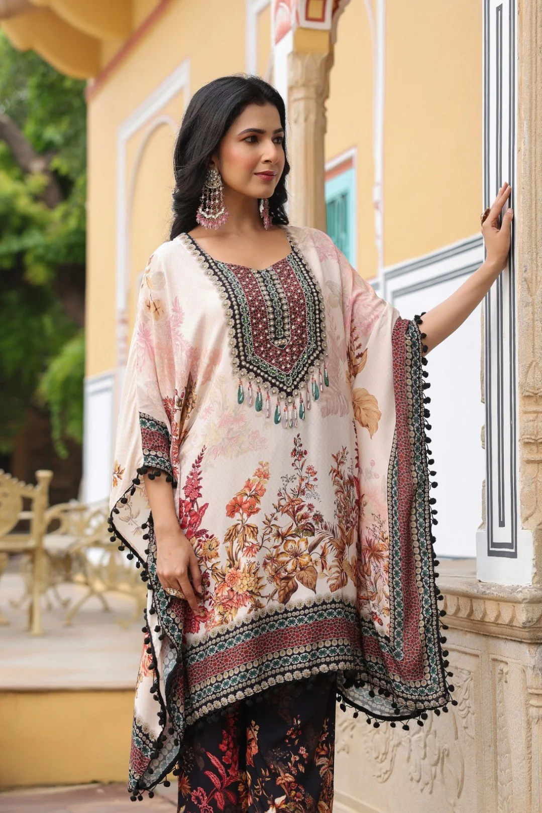 Mahua Monarch Kaftan Pant Set - Image 8