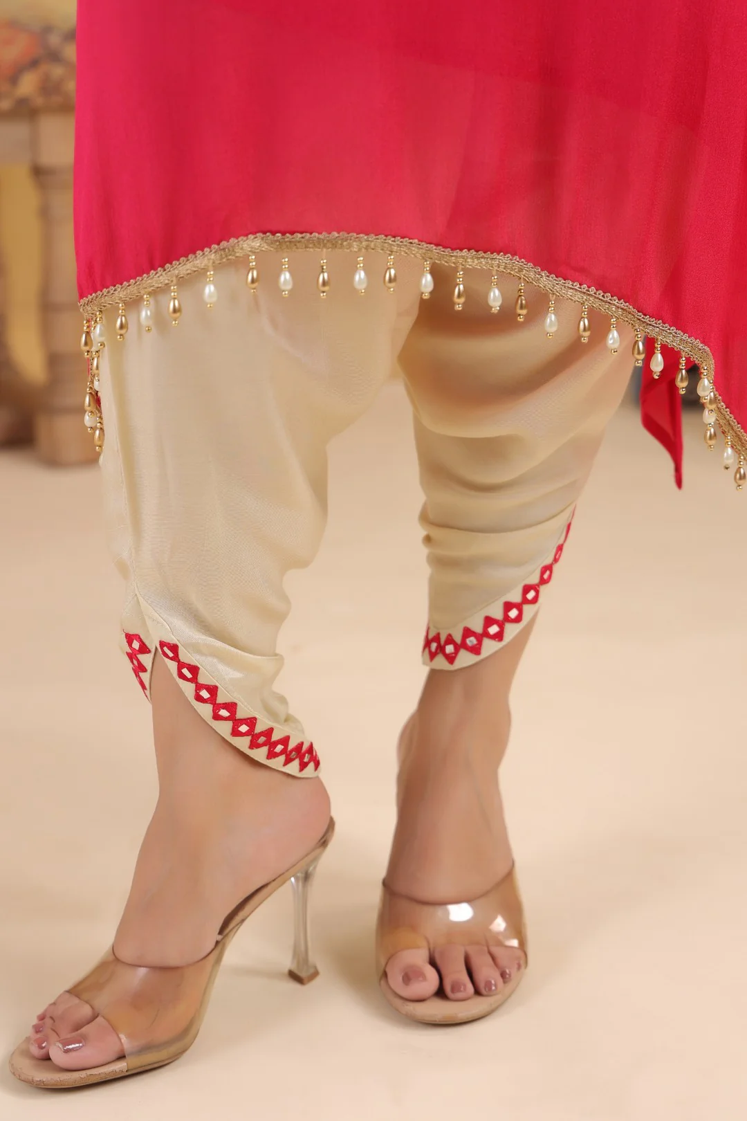 Sera rosy premium embroidery kurta pant set - Image 20