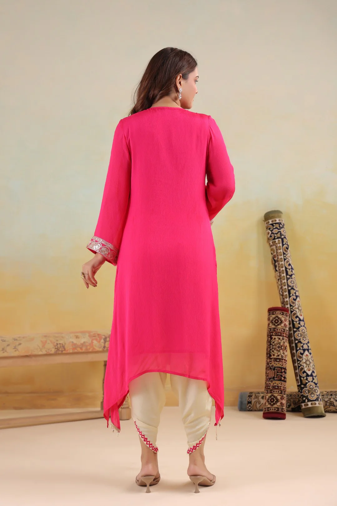 Sera rosy premium embroidery kurta pant set - Image 7