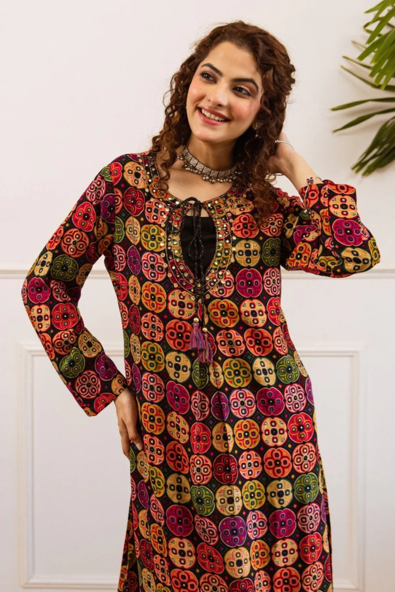 Sonpal raven kurta pant set - Image 2