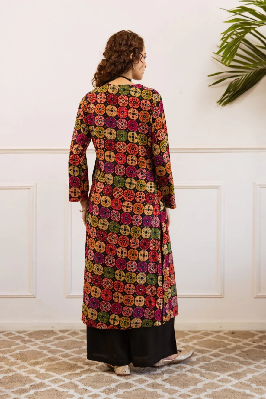 Sonpal raven kurta pant set - Image 3