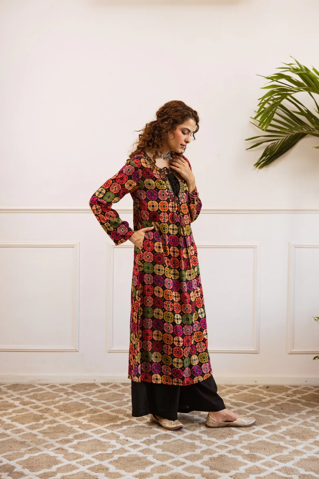 Sonpal raven kurta pant set - Image 5