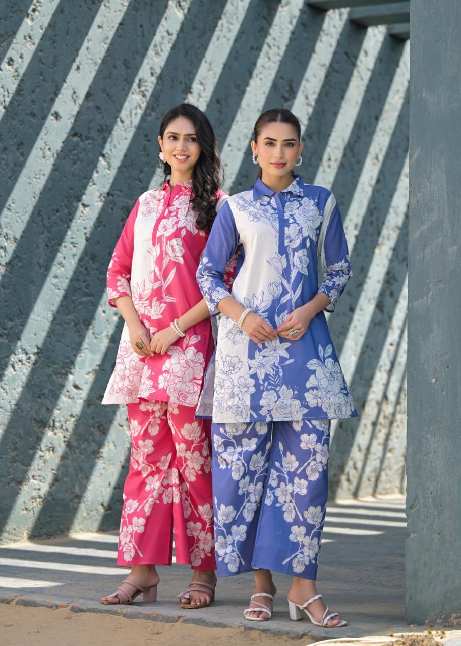 Vastramaya Rosepink Cotton Co-ord Set - Image 7