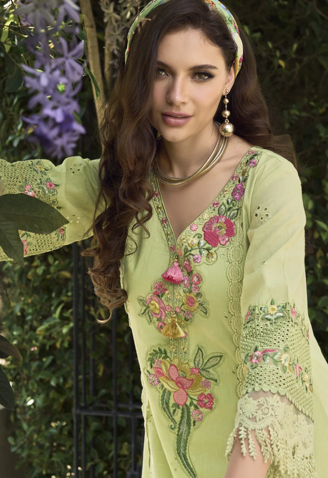 Nayla Pine Embroidery Premium Lawn Suit Set - Image 2