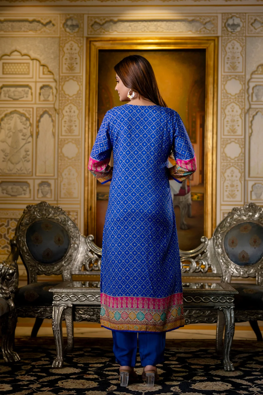 Hardik Thistle Printed suit set - Image 3