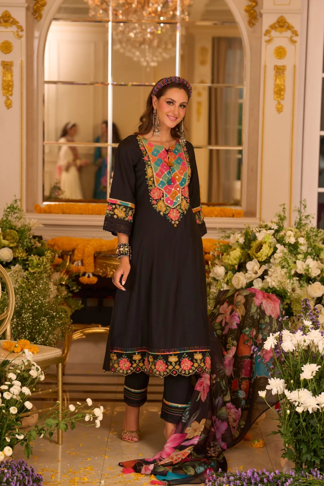 Nazia Jade Embroidery Full Work Suit Set - Image 7