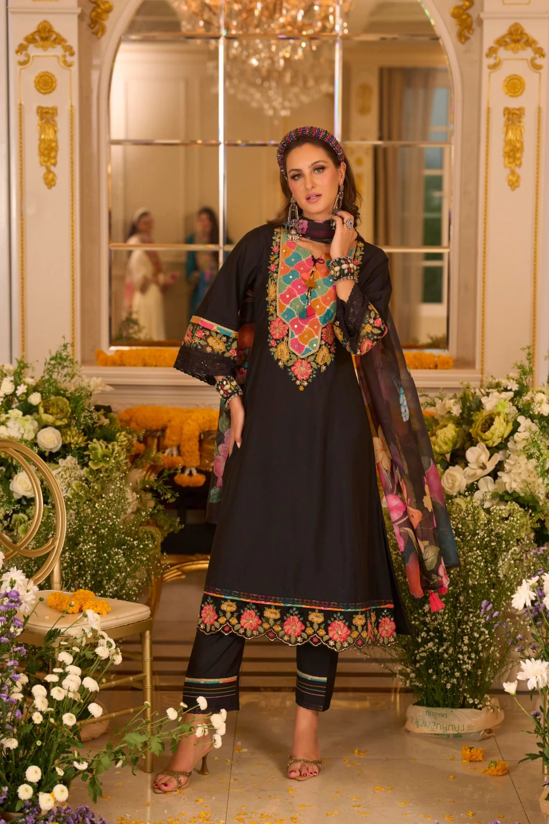 Nazia Jade Embroidery Full Work Suit Set - Image 8