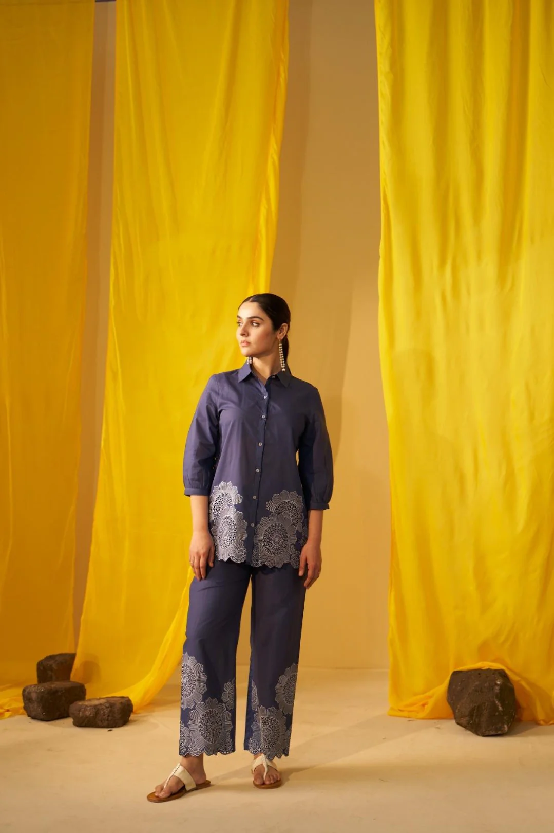 Tisca Indi Embroidery Co-ord set - Image 4