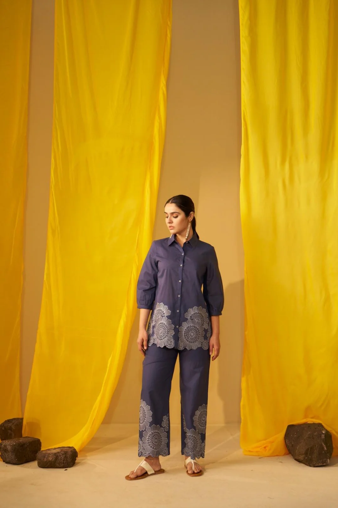 Tisca Indi Embroidery Co-ord set - Image 7